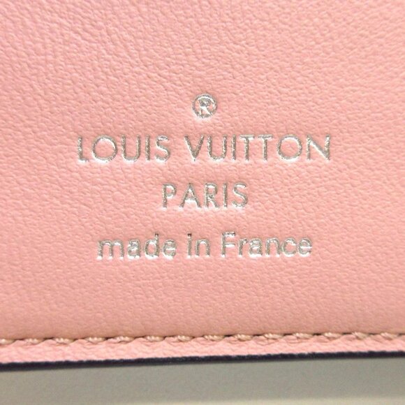 LOUIS VUITTON Portefeuille Clare Black Pink Cream Mahina - 684-081825 - Picture 11 of 11
